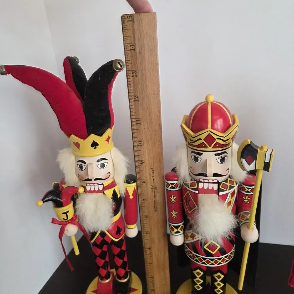 Michael Wolfe Nutcracker Village Playing Card Set Jack Jester King Diamonds 3pc